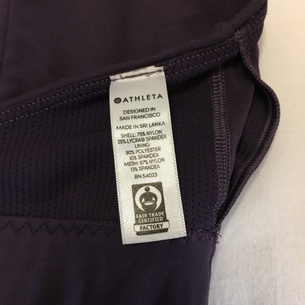 Athleta Lotus Sports Bra in Plum, S - Picture 10 of 11